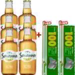 Savanna 0.0 Cider 6 Pack + Free Ksh100 Airtime