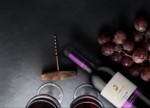Vision Cabernet Sauvignon with two wine glasses