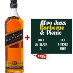 Johnnie Walker Black Label 1L + 1 Free AfroJazz Ticket
