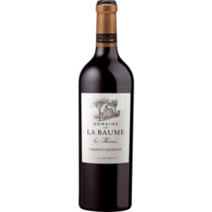 Domaine-de-la-Baume Les-Thermes Cabernet Sauvignon 2015 75cl - A lively attack of fresh dark fruit with notes of blackcurrant leaf, followed by structured tannins that support the flavour. Long lingering finish.