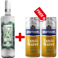 #7 Gin + 2 Free Brothers Indian Tonic 330ml