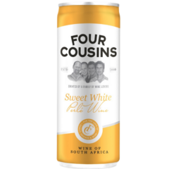 Four Cousins Sweet white Can 250ml