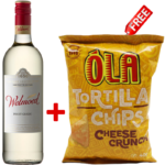 Welmoed Pinot Grigio 75cl + 1 Free Ola Tortila Chips Assorted 40g