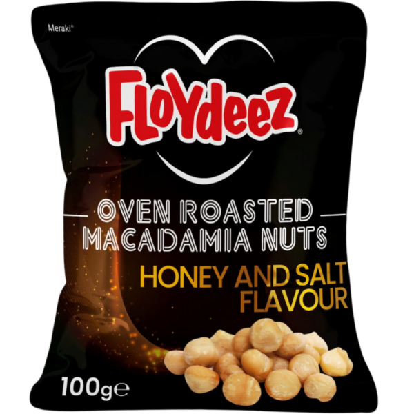 Floydeez Macadamia Nuts Honey & Salt 100g