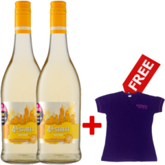 4th Street Sweet White 75cl+1 Free 4th street T-shirts