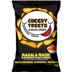 Cheeky Treetz Masala Magic Potato Crisps 30g