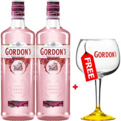 Buy 2 Gordon's Gin 750ml, Get a Free Gordon's Crystal Highball Glass (Select&Mix)