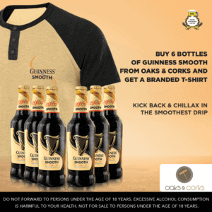 Buy 6 bottles of Guinness smooth Get 1 Tshirt/1 Cap