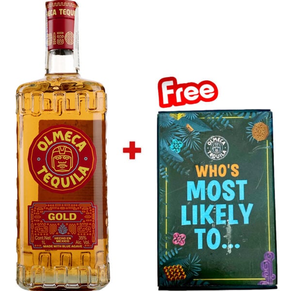 Olmeca Gold Tequila 700ml + Free Card Game