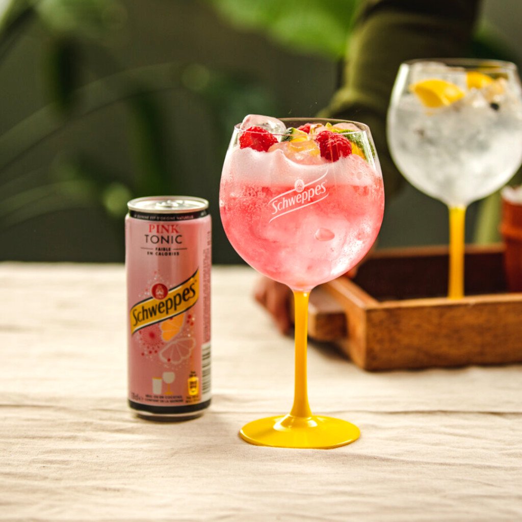 Schweppes Pink Tonic Can 200ml