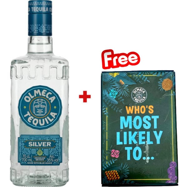 Olmeca Tequila Silver 700ml+ Free Card Game