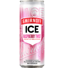 Smirnoff Ice Raspberry Twist Can 330ml