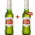 2 Stella Artois Bottles for the Price of 1