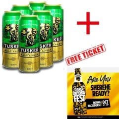 Tusker malt plus free Oktobafest ticket