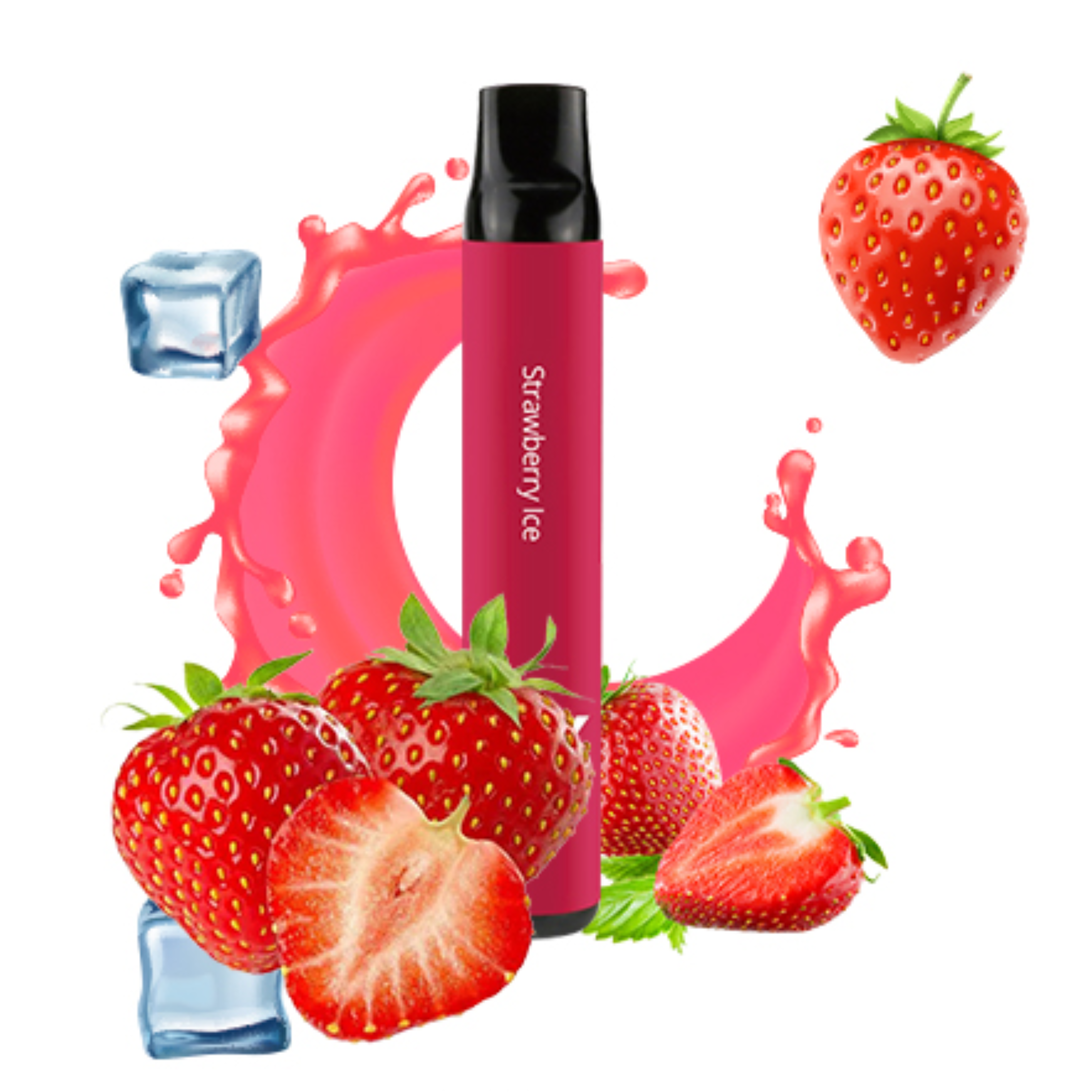 Solo X Strawberry Ice 2500 Puffs - Refreshing Vape