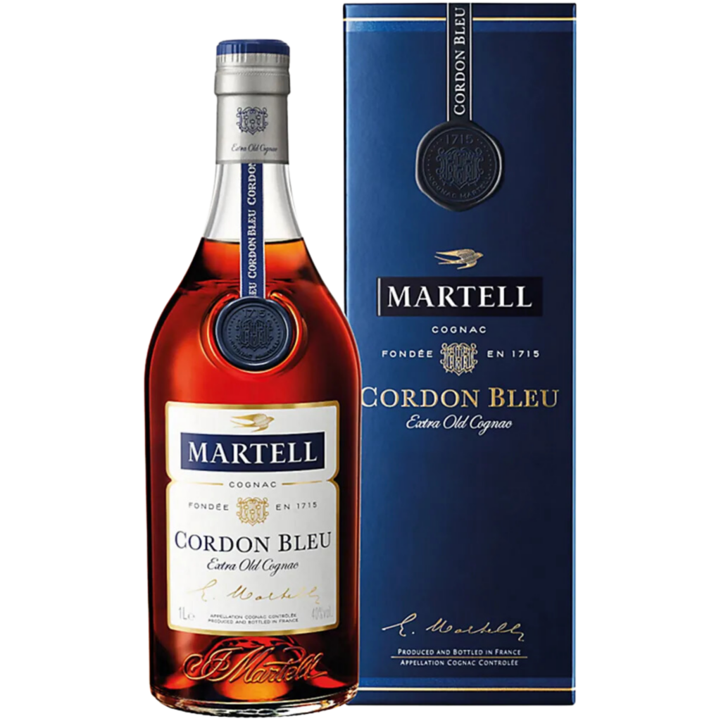 Martell vsop 0.7. Cognac reve bleu VSOP.