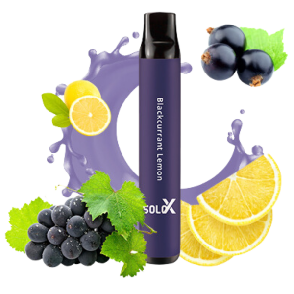 Solo X Blackcurrant Lemon 50mg/ml Solo X Blackcurrant Lemon 50mg/ml