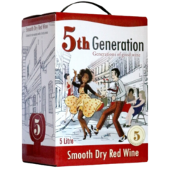 5th Generation Smooth Dry Red Wine 5L