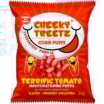 Cheeky Treetz Corn Puffs Terrific Tomato