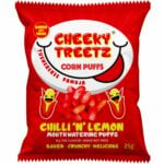 Cheeky Treetz Corn Puffs Chilli 'N' Lemon