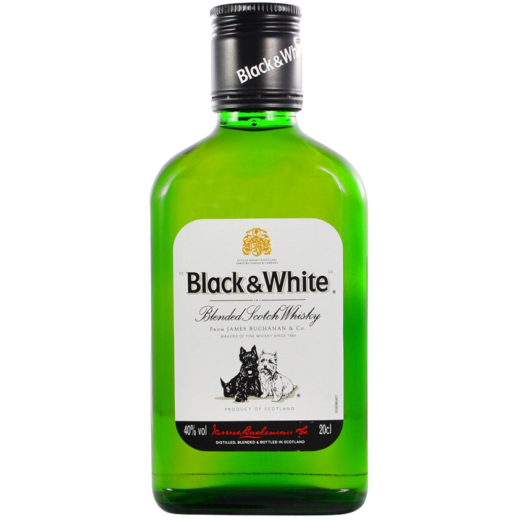 “Black & White Whisky Duo 750ml + FREE 250ml Order Now!” Oaks & Corks