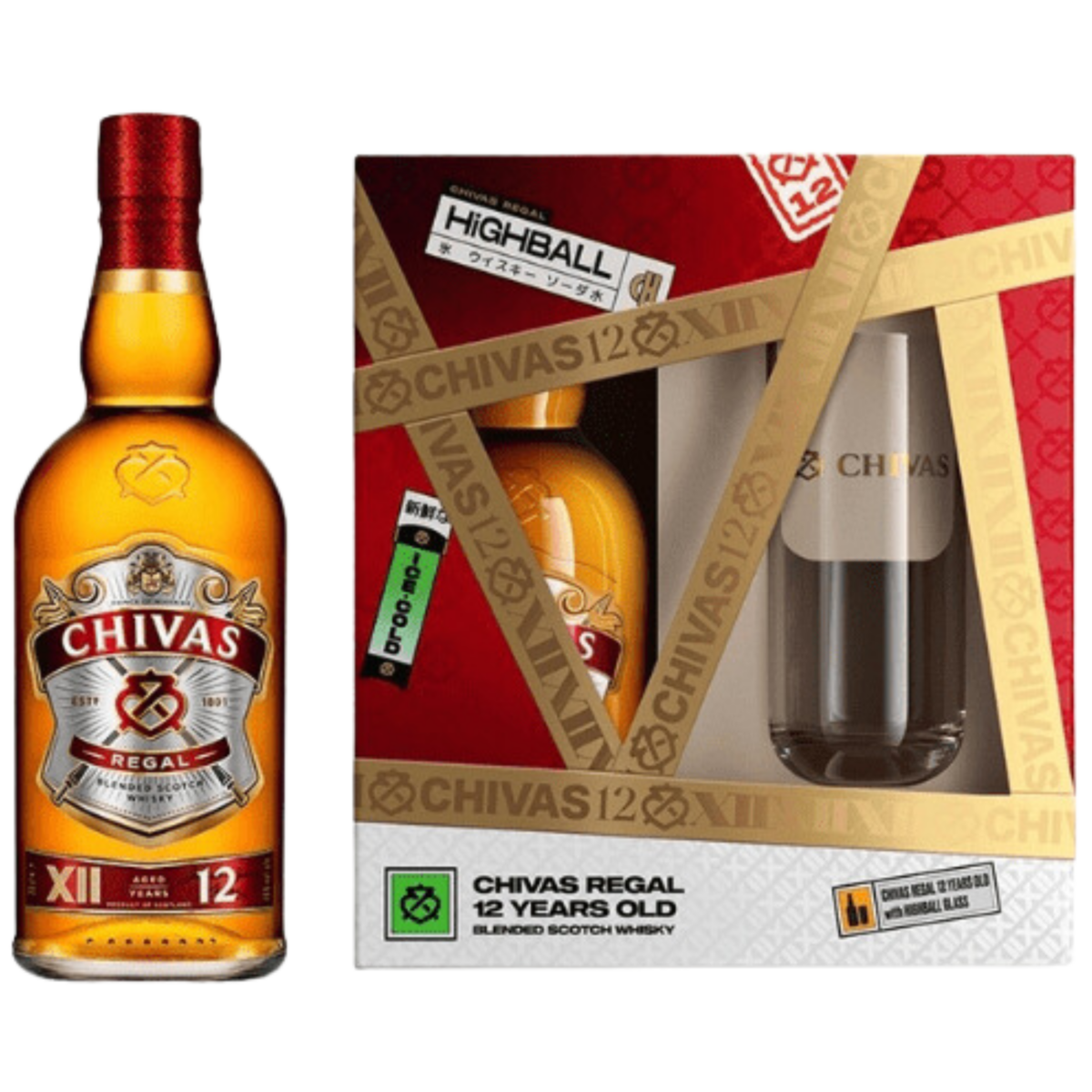 Chivas Regal 12 Year Old 750ml - Oaks & Corks