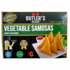 Frozen Butlers Delight Vegetable Samosas 150g