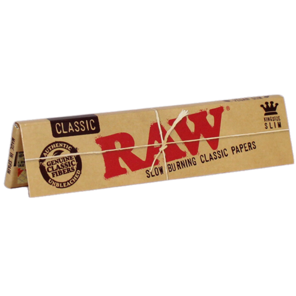 RAW Classic Kingsize Slim Rolls (Plus Tips)