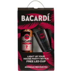 Bacardi Spiced and LED Cup