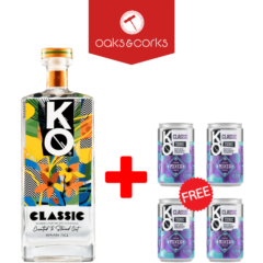 KO Classic Gin + 4 Free KO 100ml Classic Tonics