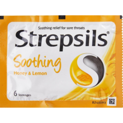 Strepsils Soothing Honey & Lemon 6pcs