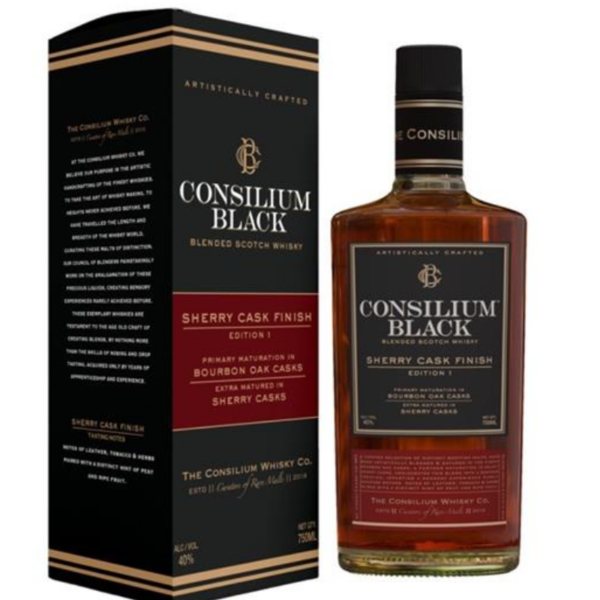 Consilium Black Sherry Cask Finish Whisky 750ml