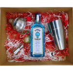 Bombay Sapphire 750ml with Branded Cocktail set Gift Box