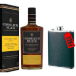 Consilium Black Whisky Hip Flask