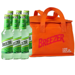 Bacardi Breezer Lime plus a free cooler bag