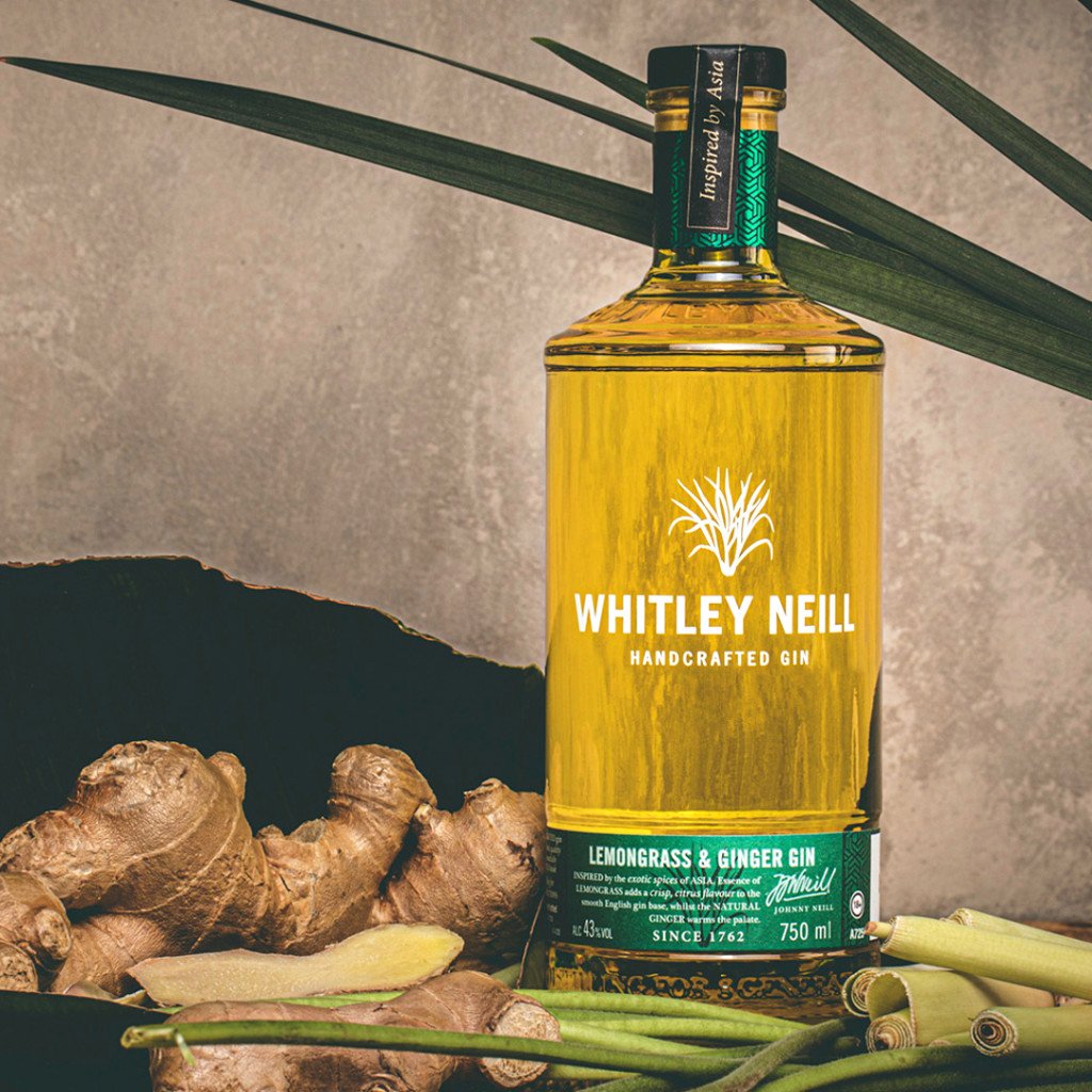 Whitley Neill Lemongrass& Ginger Gin 75cl