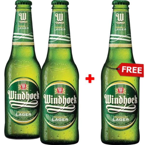Windhoek Lager 2 + 1 Free Windhoek Lager 2 + 1 Free