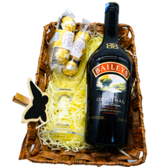 baileys and Ferrero Rocher hamper