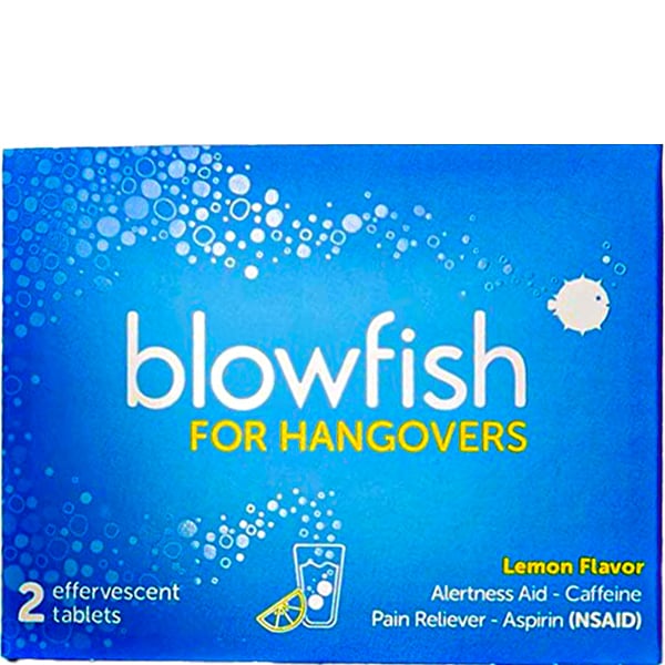 blowfish hangover tablets