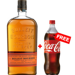 Bulleit 700ml + Free Coke 500ml