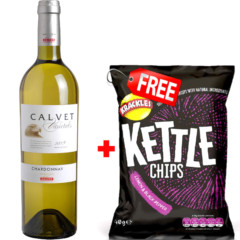 Calvet Varietals Chardonnay + Free Kettle Chips