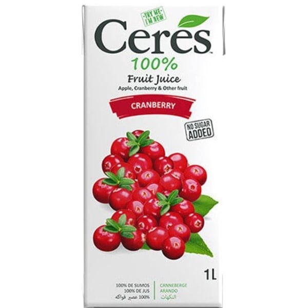Cerés Cranberry Juice 1L