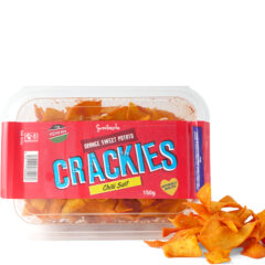 Orange Sweet Potato Crackies - Chillie Salt 150g