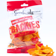 Orange Sweet Potato Crackies - Chilli Salt 20g