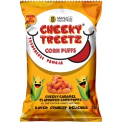 Cheeky Treetz Corn Puffs Caramel 25g