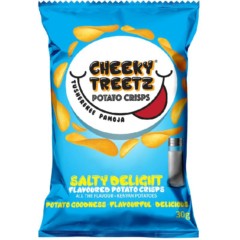 Cheeky Treetz Potato Crisps Salty Delight 30g