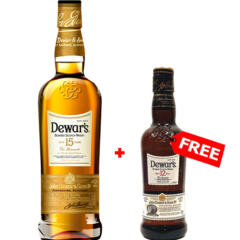 Dewar's 15 Year Old 750ml + Free 375ml