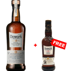 Dewar's 18 Year Old 750ml + Free 375ml