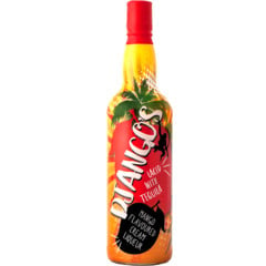 Bottle of Django's Mango Cream Liqueur