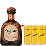 Don Julio Reposado 750ml + 3 Schweppes Tonic 330ml
